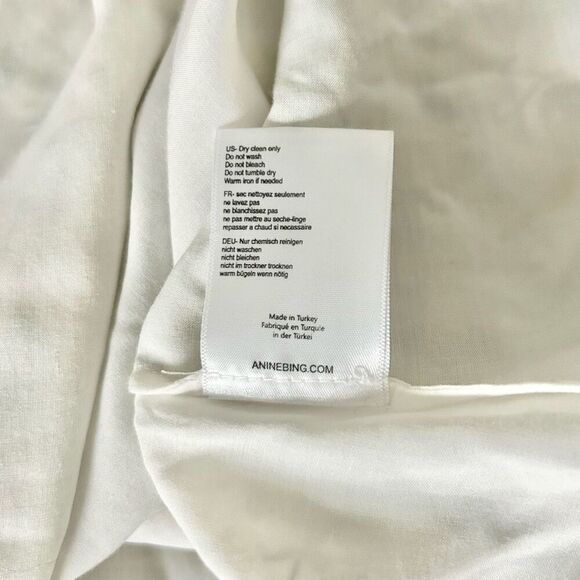 Anine Bing Floral Cotton Mini Keyhole Back Dress Size Small airy flowy - Picture 7 of 7